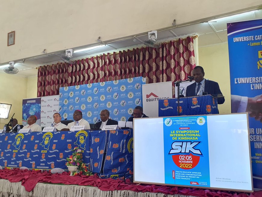Symposium international de KINSHASA - Pacte Éducatif Africain. Pour une concrétisation africaine du projet du pape François