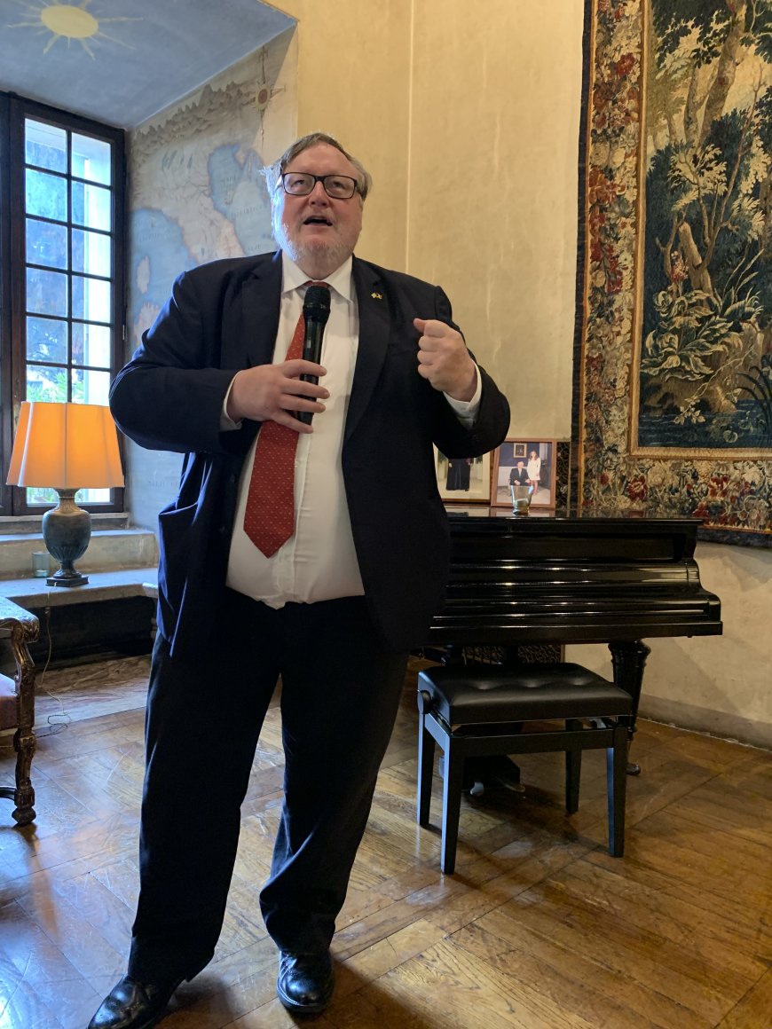 Conférence internationale à la résidence de l’ambassadeur du Royaume de Belgique près le Saint-Siège