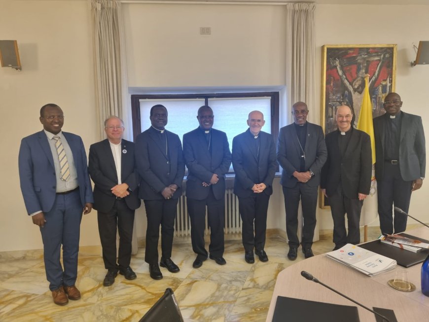 La délégation de l'Institut reçue par le Cardinal de Mendonça