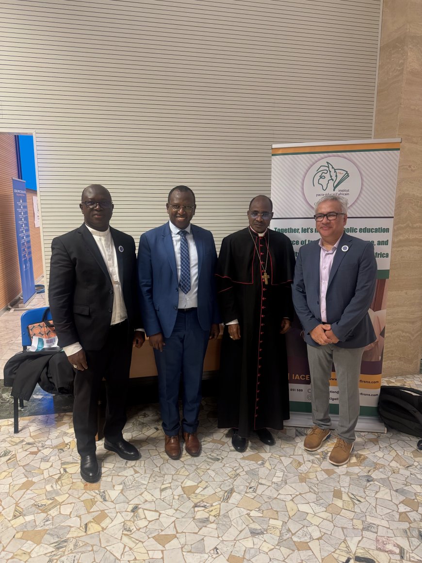 Institut Pacte Educatif Africain au jubilé de l'Education à Rome